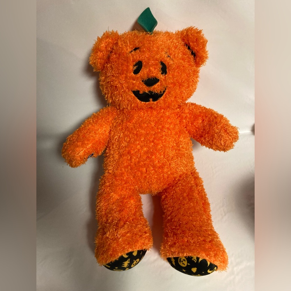 Build a Bear Halloween Pumpkin Glow Jack o Lantern Light Up~Tested~Pre-owned